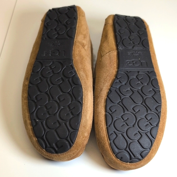UGG Australia ASCOT 5775 Men's Chesnut Suede Sheepskin Lined Slippers SZ 11 NWOT - Picture 7 of 7